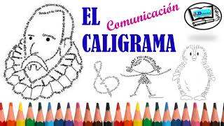 EL CALIGRAMA  ETIMOLOGÍA  CARACTERÍSTICAS  Cómo hacer un Caligrama [upl. by Ettore]