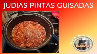 Judías Pintas Guisadas receta [upl. by Hidie]