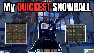 My QUICKEST Snowball in 6000 Hours  Rust Console Movie [upl. by Sneve]