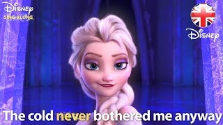 Disney Frozen  Let It Go Song with Lyrics [upl. by Analli]