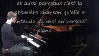 Piano voix Axelle Red Parceque cest toi by Laurent Callens  Christophe Dubois [upl. by Byrn465]