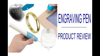 Engraving Pen  Product Review [upl. by Roee799]