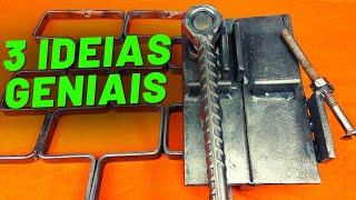 3 IDEIAS GENIAIS CRIATIVAS E ÚTEIS FERRAMENTAS CASEIRA [upl. by Andrien]