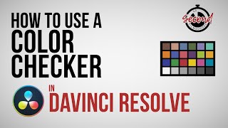 How to use a Color Checker in DaVinci Resolve [upl. by Attenaz]