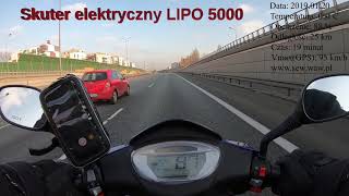 Skuter elektryczny EFUN Lipo 5000  Vmax 95 kmh [upl. by Akiraa]