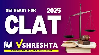 CLAT 2025  EXAM TIPS  vshreshta [upl. by Koenraad]