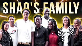 Inside Shaquille ONeal Family Wife Kids Parents [upl. by Lledualc]