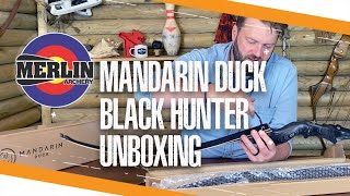 Mandarin Duck Black Hunter unboxing  traditional archery [upl. by Aleacim]