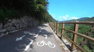 Lungo la ciclabile dellIsonzo in Slovenia [upl. by Akinas]