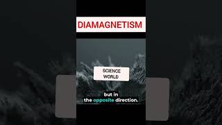 Diamagnetism  Cause and Properties of Diamagnetism explained  Magnetic Property of a material [upl. by Rosenbaum]