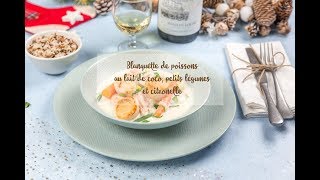 Blanquette de poissons au lait de coco petits légumes et citronnelle [upl. by Darom]