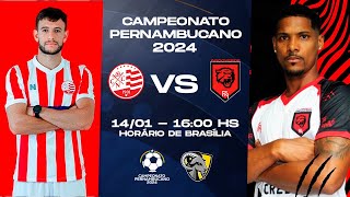 NÁUTICO X FLAMENGO DE ARCOVERDE  CAMPEONATO PERNAMBUCANO  JOGO COMPLETO [upl. by Sheridan85]