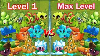 PVZ 2 Challenge  All New Premium Plants in Plants vs Zombies 2  Level 1 vs Max Level  52 [upl. by Emyle556]