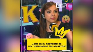 Matrimonio sin secretos’ El proyecto de ley que busca que las parejas se sinceren antes de casarse [upl. by Hanid]