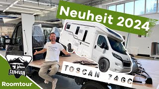 Wohnmobil Neuheiten 2024  Giottiline 74GC Roomtour amp WerkBesichtigung [upl. by Peterson510]