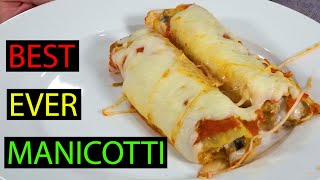 Easy Manicotti Recipe  Cooking With Maryann [upl. by Olethea]