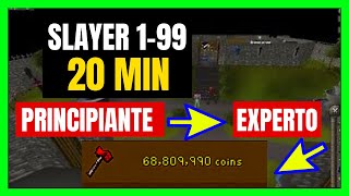 APRENDE Cómo se Sube SLAYER 199 PASO A PASO Hacer DINERO CON TASK amp Casco Old School Runescape 2023 [upl. by Assenar]