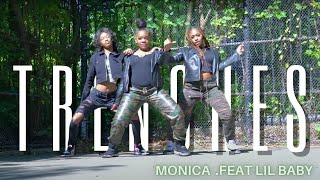 Monica x Lil Baby  Trenches  Choreography By TheOnlyJerzey LXTravelTeam [upl. by Anaitat]