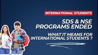 Canada Ends SDS amp NSE Programs New Rules for International Students Explained [upl. by Akcirehs]