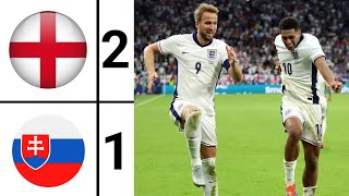 ⚪England vs Slovakia 21 Extended HIGHLIGHTS  EURO 2024 [upl. by Llibyc]