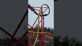 The First RMC Raptor  Wonder Woman Golden Lasso Coaster at Six Flags Fiesta Texas [upl. by Damahom684]