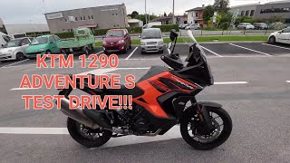 KTM 1290 ADVENTURE S TEST DRIVE [upl. by Nnylarej]