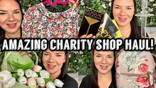 Charity Shop Haul  Thrift Haul  Thrifting  Homeware Haul  Amazing Finds Kate McCabe Summer 2021 [upl. by Ljoka359]