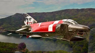 The Iconic Turkish F4 Phantom Turns 50  Launch and LowFlying Spectacle  4K [upl. by Wilonah]