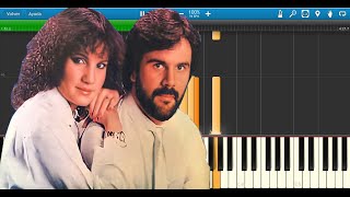 Pimpinela y Dyango  Ese hombre  Piano Tutorial [upl. by Bozovich]