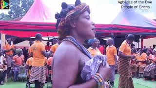 AGBADZA DANCE BY THE EWE PEOPLE OF GHANA [upl. by Notyad]