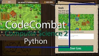 CodeCombat Level 33B Python Computer Science 2 Tutorial with Answers [upl. by Josefina991]