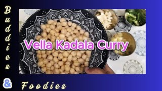 Vella Kadala Curry Kerala Style  Restaurant Style Chana Masala Chole Masala recipe [upl. by Enohs]