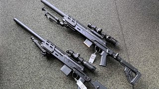 BampT SPR86 Integrally Suppressed 86 Blackout Sniper Rifle BampT SPR86 SPR300 Sniper Rifle [upl. by Arukas]