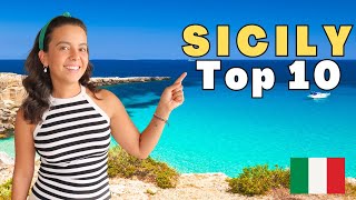 10 BEST PLACES TO VISIT IN SICILY ITALY 🇮🇹  Sicily Travel Guide ✨ [upl. by Aicul]