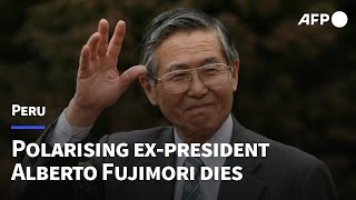 Perus polarising expresident Alberto Fujimori dies at 86  AFP [upl. by Eirene]