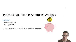 Potential method for amortized analysis [upl. by Vance952]