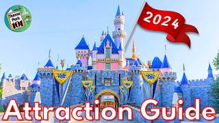 Disneyland ATTRACTION GUIDE  2024  All Rides amp Shows  Anaheim California [upl. by Vihs313]