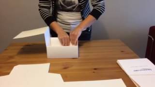 Folding and packing a match box box amp sleeve [upl. by Salli]