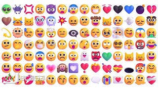 3D Emoji Meanings Part 61  Smileys amp Emotion  Fluent Emojis  English Vocabulary [upl. by Kenwrick]