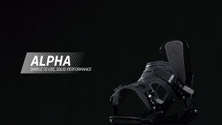 Alpha 201920  Flow Snowboard Bindings [upl. by Etnaed]