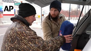 Homeless people are at risk in Tennessee as snow storm hits [upl. by Anas]