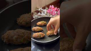 Veg galouti kebab ❤️ galoutikebab veggaloutikebab  healthyrecipes [upl. by Girand]