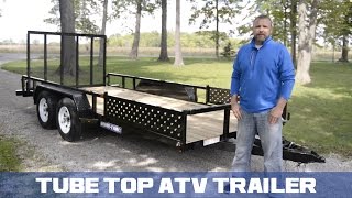 SureTrac Tube Top ATV Trailer Overview [upl. by Phila77]