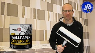 ZINSSER 3 in 1 Wallpaper CoverUp How to Paint over Wallpaper [upl. by Adnwahsal]