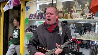 Robin Hey Busking in Galway Ireland  The Shoals of Herring [upl. by Scheld]