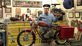 Whizzer Delivery Servie Motor Bike  1950 [upl. by Gatias]