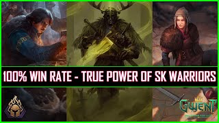 Gwent  True Power of Skellige Warriors 118  100 Win Rate [upl. by Annaek]