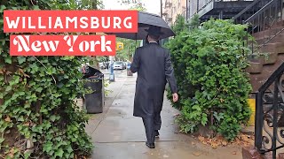 Short walking tour in Williamsburg NY Jewish area 4K [upl. by Spenser]