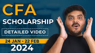 CFA Scholarship 2024  Full Detail  Sample Essay [upl. by Llehsyar]