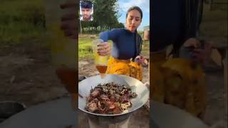 Kek deka 🦀aar banbu 🐬🐬 food funny cooking [upl. by Suoirrad]